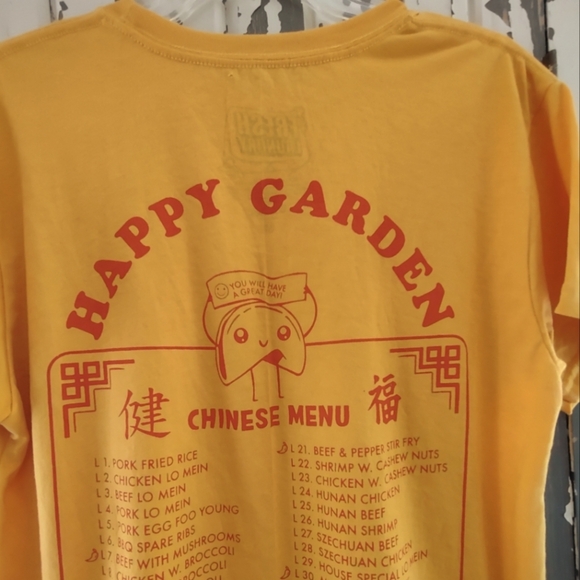 Chinatown "Happy Garden" Tee, Medium, NWOT - Picture 2 of 9